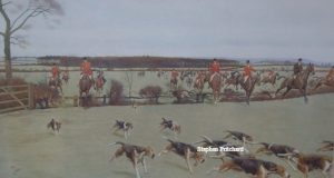 Cecil Aldin The Cheshire Hunt original Hunting print