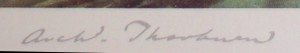 Archibald Thorburn signature