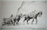 George Soper Etchings Woodcuts Prints Paintings Horses Farm Plough Hunting