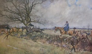 Lionel Edwards Hunting prints The Household Brigade Draghounds