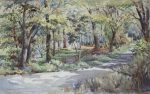 William Fergie Watercolour a Woodland Glade