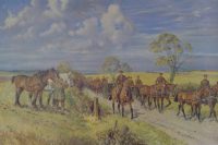 Joan Wanklyn prints The Royal Field Artillery original pencil signed picture