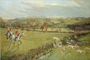 John King Hunting print The Meynell and South Staffs Hunt