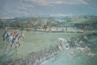 John King Hunting print The Meynell and South Staffs Hunt