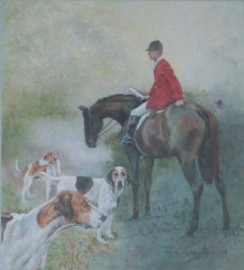 Mandy Thornton Hunting print The Meynell and South Staffs Hunt