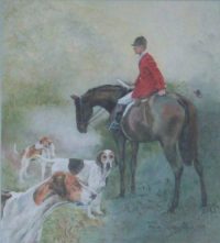 Mandy Thornton Hunting print The Meynell and South Staffs Hunt