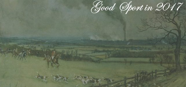 Merry Christmas and a Happy New Year lionel-edwards-hunting-print-badsworth-bramham-moor-hunt