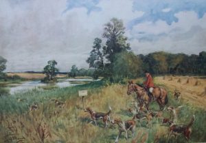Lionel Edwards Hunting prints The Bicester Hunt