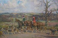 Lionel Edwards Hunting prints The Heythrop Hunt