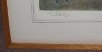 Lionel Edwards Hunting Print The Duke of Beauforts signature