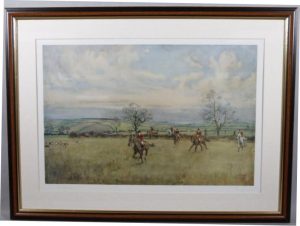 Lionel Edwards Hunting Print The Fernie Hunt frame