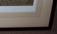 FA Stewart The Woodland Pytchley Hunt print picture signature