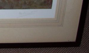 FA Stewart The Woodland Pytchley Hunt print picture signature