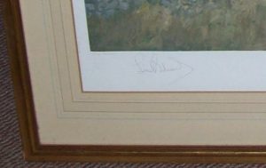 Lionel Edwards Duke of Buccleuchs Signed Print frame