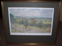 Lionel Edwards The Quorn Hunt original signed Hunting print frame