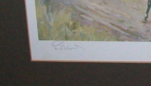 Lionel Edwards The Quorn Hunt original signed Hunting print signature