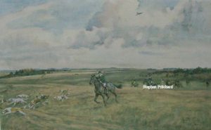 Lionel Edwards print The R.A. Harriers aka The Royal Artillery Hunt