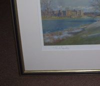 Lionel Edwards The Zetland Hunt Print frame detail