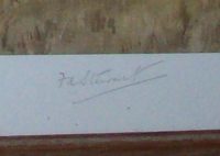 FA Stewart Print The Cattistock Hunt signature