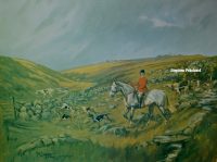 John King Print The Spooners and West Dartmoor Hunt