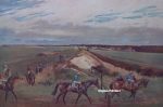 Lionel Edwards Racing Print The Ditch Newmarket
