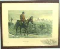 Snaffles print Tally-Ho Back Frame