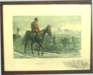 Snaffles print Tally-Ho Back Frame