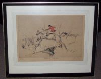 Tom Carr Etching February Full Dyke frame