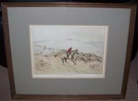 Tom Carr Etching On The Hills Frame