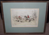 Tom Carr Etching In The Vale Frame