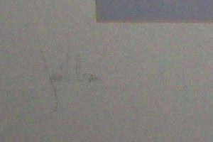 Daniel Crane September original pencil signed Hunting Print Signature