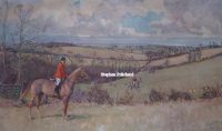 Lionel Edwards The Essex Farmers Hunt original pencil signed Hunting Print