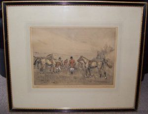 Tom Carr The End of Forty Minutes Etching Frame