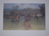 Gilbert Holiday Gone Away Hunting Print