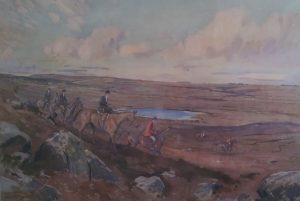 Lionel Edwards The Percy Hunt original artist pencil signed hunting print.