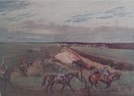 Lionel Edwards Racing print The Ditch Newmarket