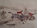 Tom Carr pencil signed etching Water