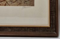 JC Harrison print Woodcock frame