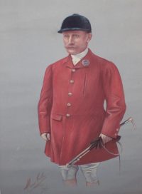 Sir Gilbert Greenall M.F.H. The Belvoir Hunt by Cecil Cutler