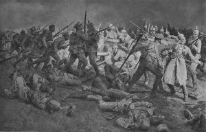Fortunino Matania Print Repulsing the Famous Prussian Guard at Ypres