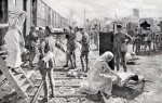 Fortunino Matania Taking The Wounded Aboard A British Ambulance Train