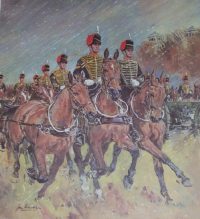 Joan Wanklyn Print The Kings Troop Royal Artillery
