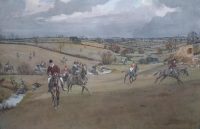 Lionel Edwards Hunting prints The Pytchley Hunt Braunston Brook