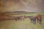 Lionel Edwards Hunting prints The Quorn Hunt Changing Horses