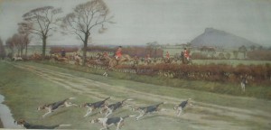Cecil Aldin Hunting prints The Cheshire Hunt Tattenhall