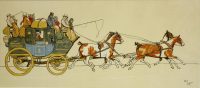 Cecil Aldin prints The Perth to Aberdeen Coach