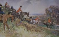 Gilbert Holiday Hunting prints The Warwickshire Hunt at Edgehill